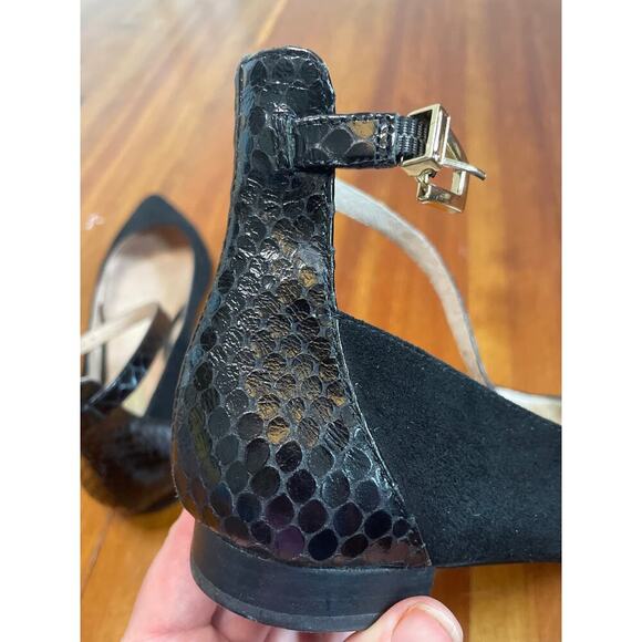 Louise et Cie Women’s size 9 black point ballet flat with strap - Picture 6 of 7